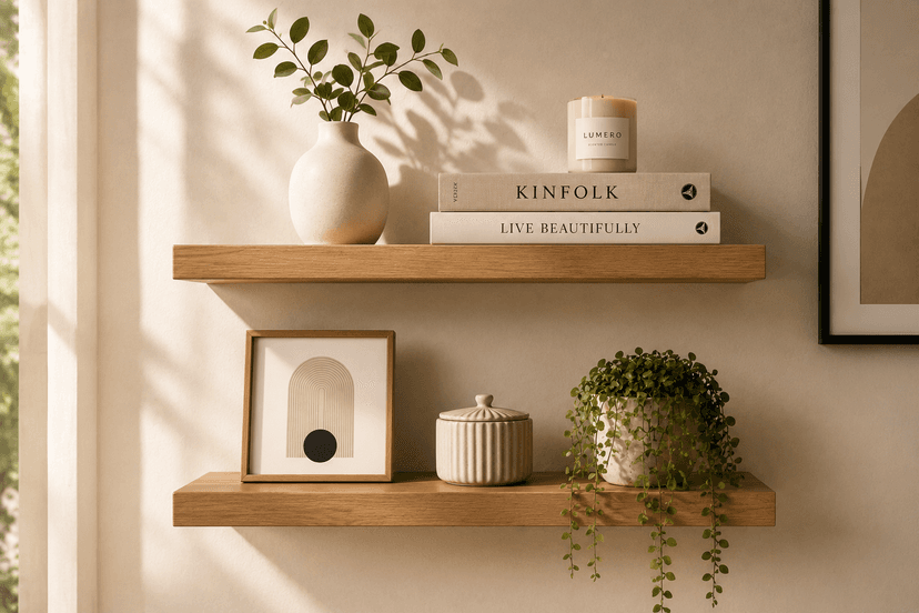Floating Wooden Shelf